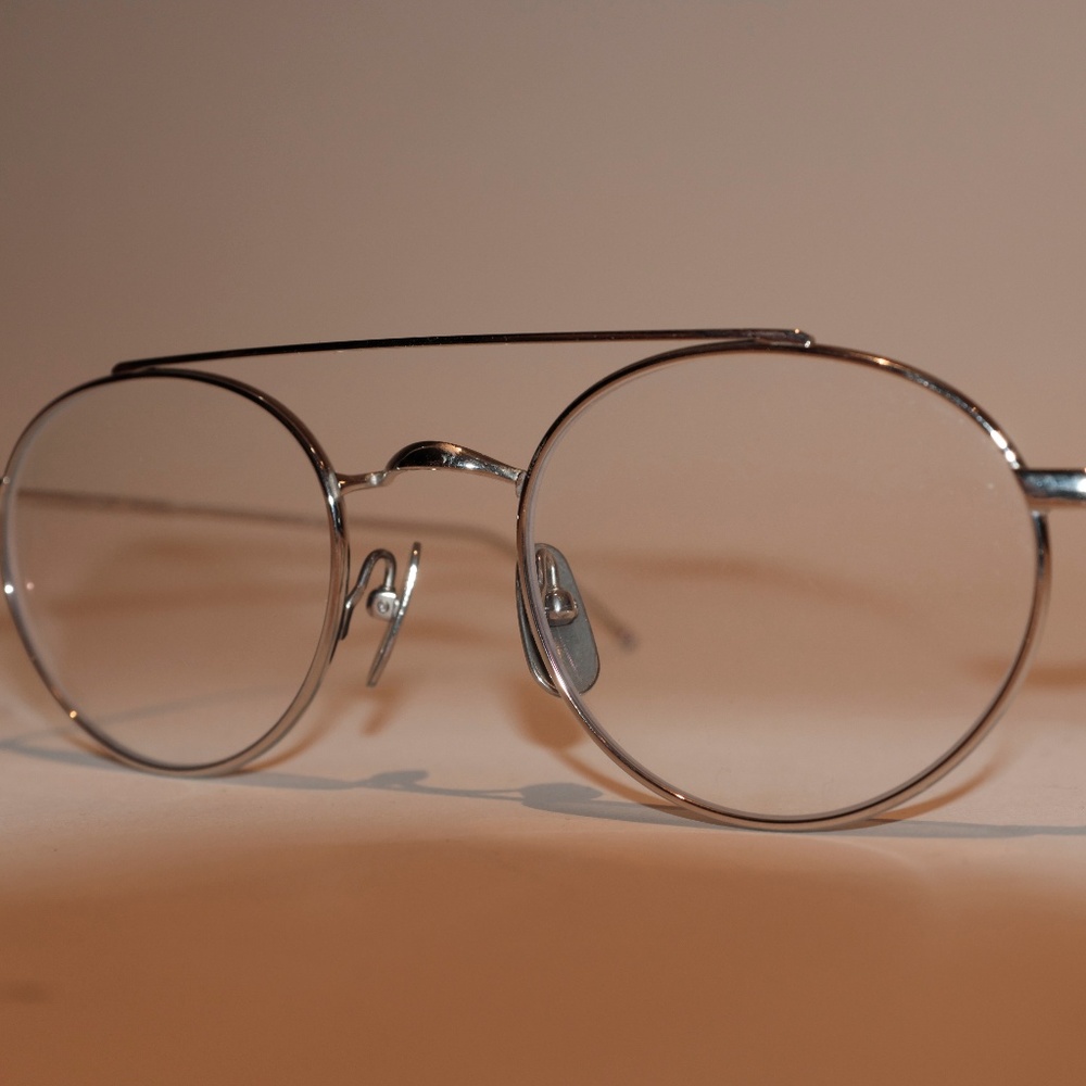 Thom Browne Silver TB-101 glasses